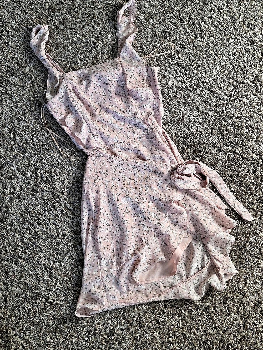 Floral Mini Dress in Pink Like New